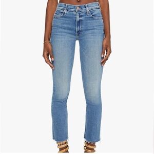 MOTHER The Mid Rise Dazzler Ankle Fray Riding the Cliffside